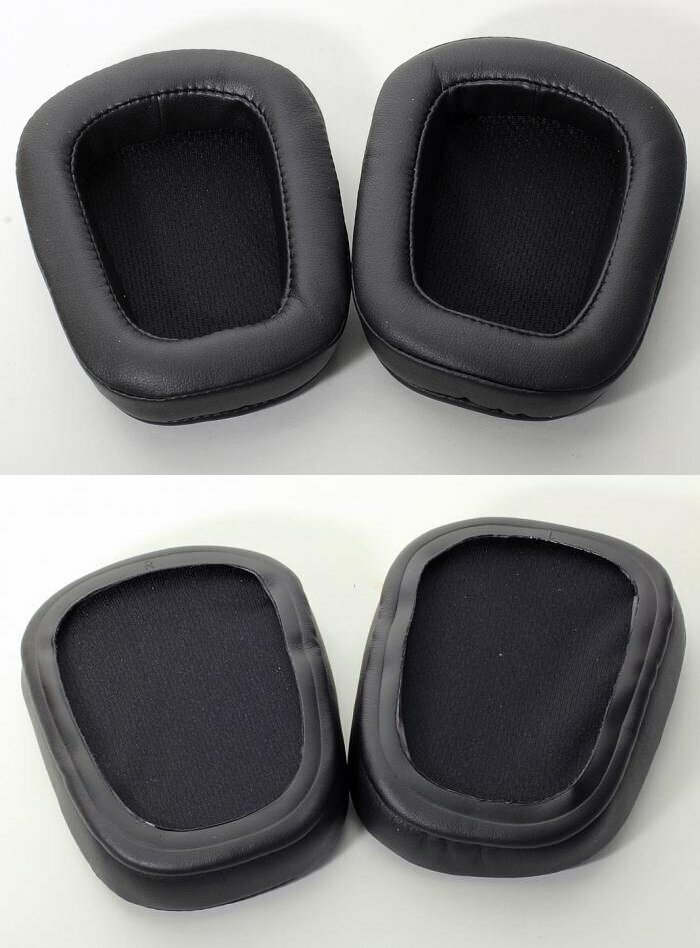 Ear pads / Амбушюры для наушников Logitech G933 / G935 / G633 / G635 экокожа