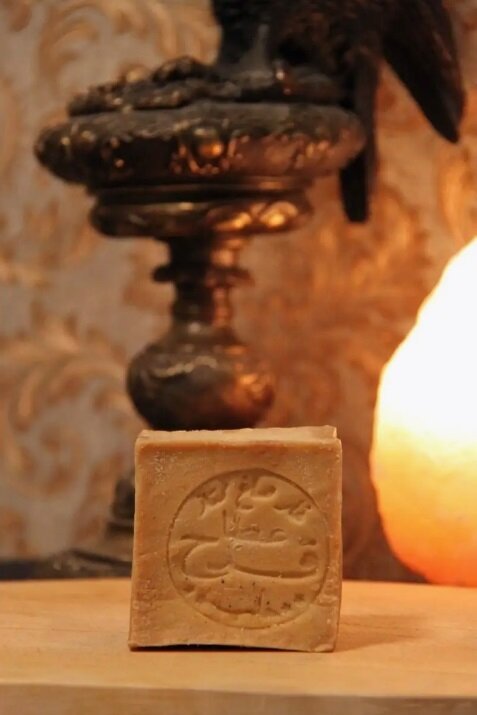 Алеппское органическое мыло ручной работы традиционное, лавровое масло 20%, выдержка 2 года