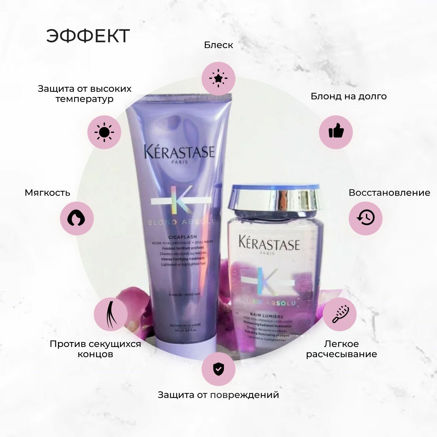 Kerastase Cicaflash Молочко для восстановления осветленных волос 250 мл (Kerastase, ) - фото №17