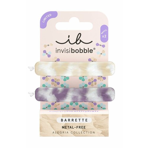 Набор из 2 заколок для волос / Invisibobble Alegria Collection Barrette Turn on Your Healers