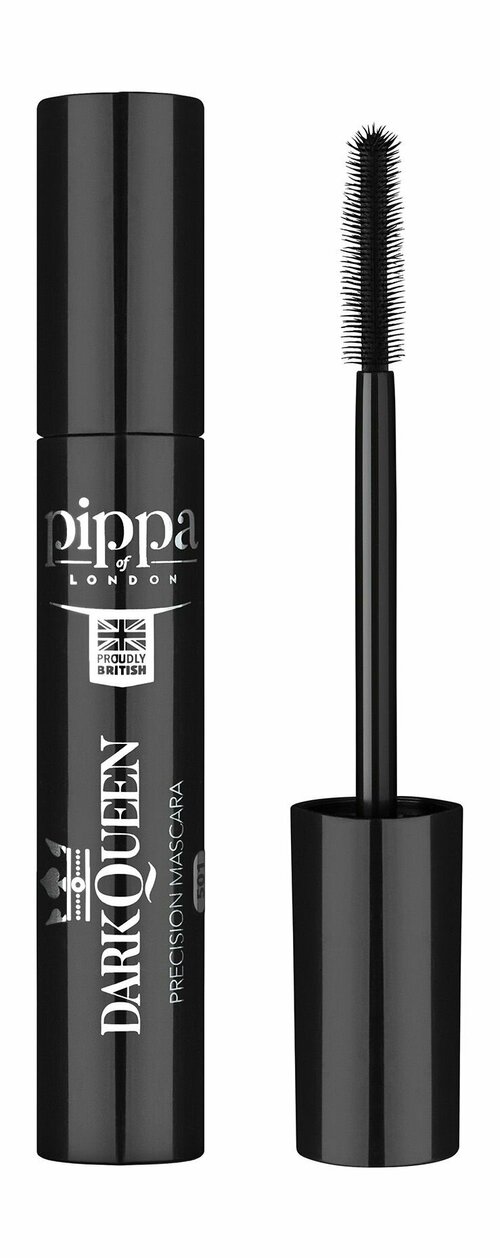 Подкручивающая тушь для ресниц / Pippa of London Dark Queen Mascara