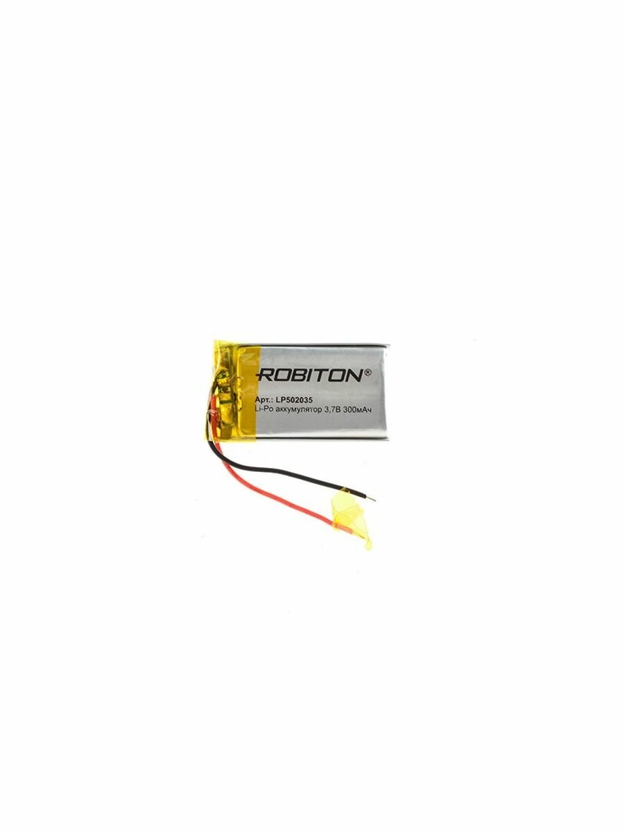 Аккумулятор Li-Pol GoPower LP502035 PK1 3.7V 300mAh (1/10/250) Аккумулятор Li-Pol GoPower LP502035 (00-00019578) - фото №6