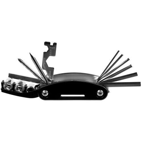 Мультитул велосипедный Velofix, черный ключ для скейтборда t образный гаечный ключ шестигранный ключ инструмент для ремонта скейтборда отвертка для лонгбордов для