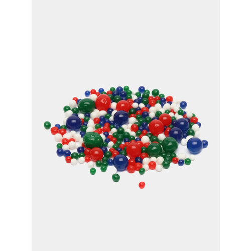 Гидрогелевые шарики для цветов (орбиз, аквагрунт), разные цвета и размеры, 10 г