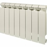 Биметаллический секционный радиатор GLOBAL Style Extra 350, 8 секций, белый