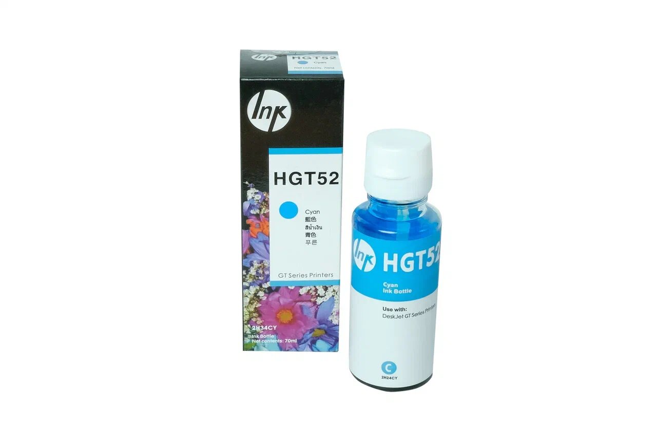 Чернила SP- GT52C (M0H54AE) для HP (голубые, 100ml)