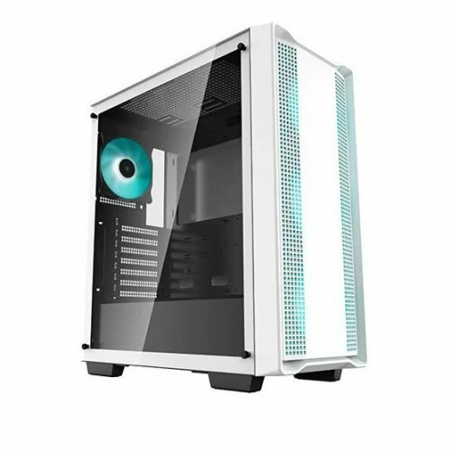 Корпус DeepCool CC560 WH V2 Mid-Tower ATX, 4 предустановленных 120-мм вентилятора со светодиодной подсветкой R-CC560-WHGAA4-G-2