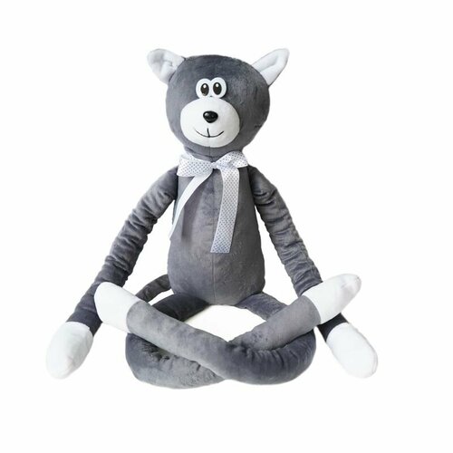 Мягкая игрушка Кот обнимашка Серый 90 см 2317₽
