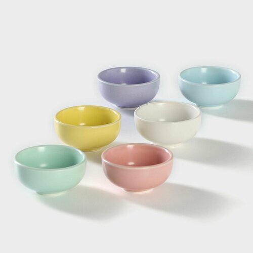 Набор пиал для чая Rainbow 50мл 6 шт 665₽