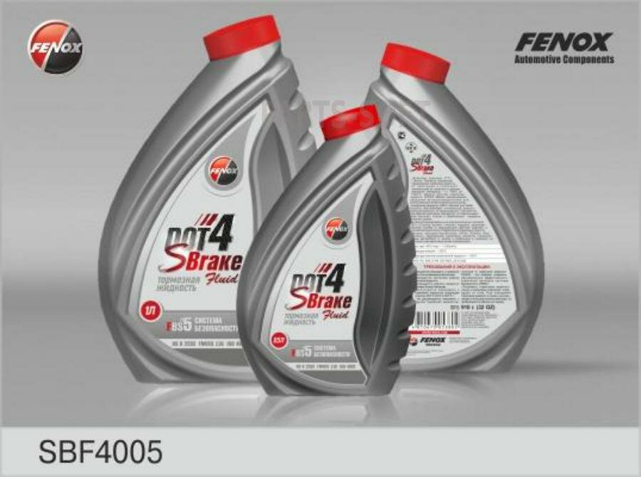 FENOX SBF4005 Жидкость тормозная Fenox DOT4 05L