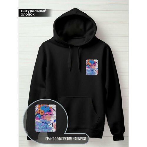 фото Худи hypnotica, размер 2xs, черный