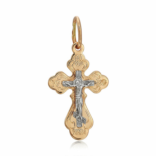 Подвеска AZADE, красное золото, 585 проба, размер 1 см.