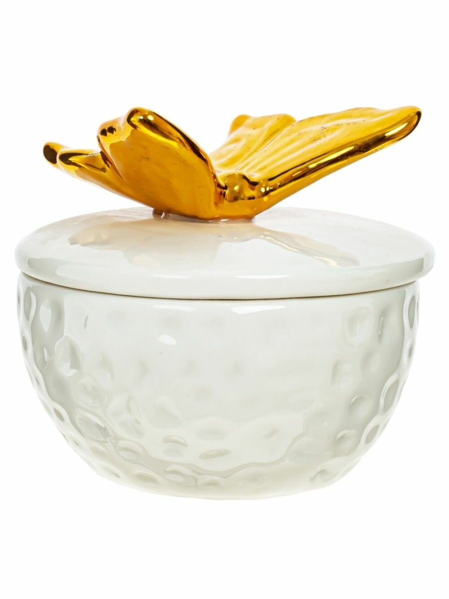 фото Шкатулка Casaentera CE02-785323 белый 65х65х60h