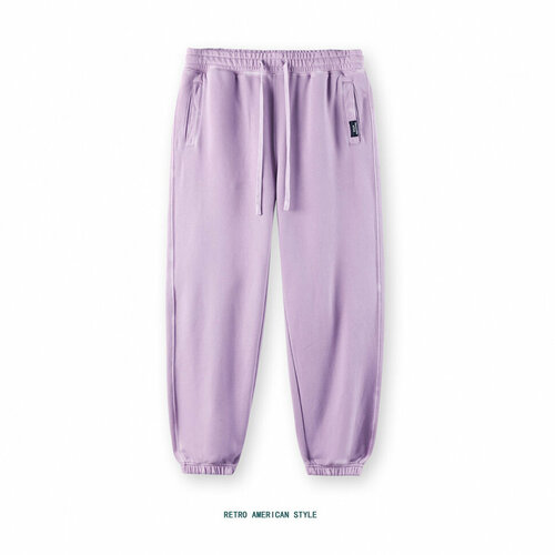 Брюки джоггеры Abercrombie & Fitch, размер S, фиолетовый