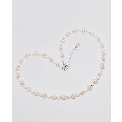 Колье Жемчуг, агат, длина 41 см