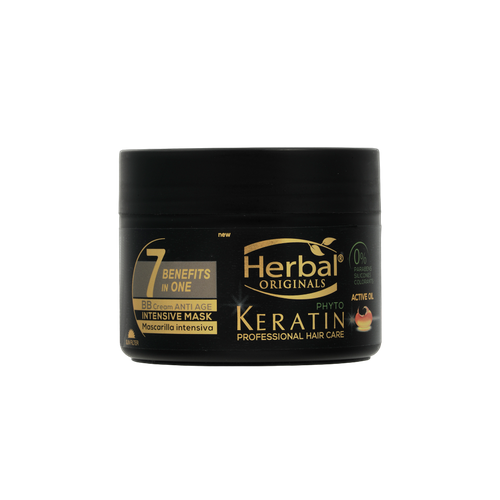 Herbal Originals Keratin Маска интенсивная фито-кератин для волос Комплекс 7 аминокслот антивозрастное действие 300 мл 1 шт маска для волос herbal интенсивная маска фито кератин комплекс 7 аминокислот антивозрастное действие