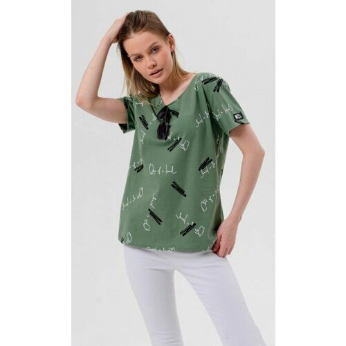 Футболка RASH, размер 56, хаки, зеленый