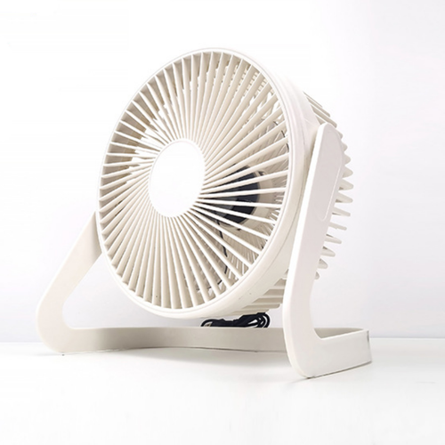 Настольный USB вентилятор с подставкой цвет белый 643₽