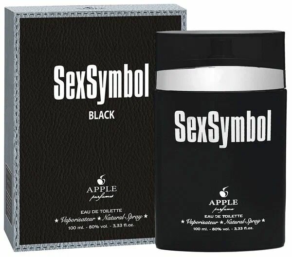 Apple Parfurms Туалетная вода мужская SexSymbol Black homme, 100 мл