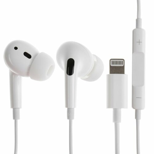 Наушники BYZ S858 проводные вакуумные Lightning 12 м белые 930₽