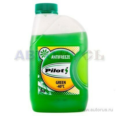 фото Антифриз pilots green line 40 g11 готовый -40c зеленый 1 кг 3205
