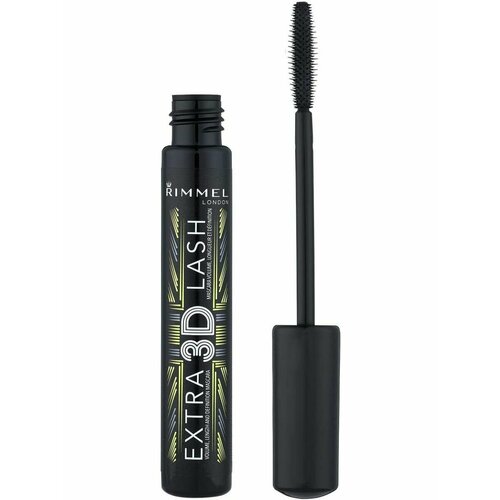 Rimmel, Тушь для ресниц Rimmel Extra 3D Lash, черная, 8 мл тушь rimmel тушь для ресниц wonderfull