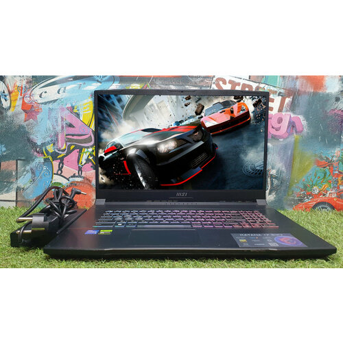 Ноутбук MSI i7-1216GbRTX 4060 8Gb144HzGF76 Katana 17 B12VFK-271XRU 9S7-17L541-271Windows 10 12690700₽