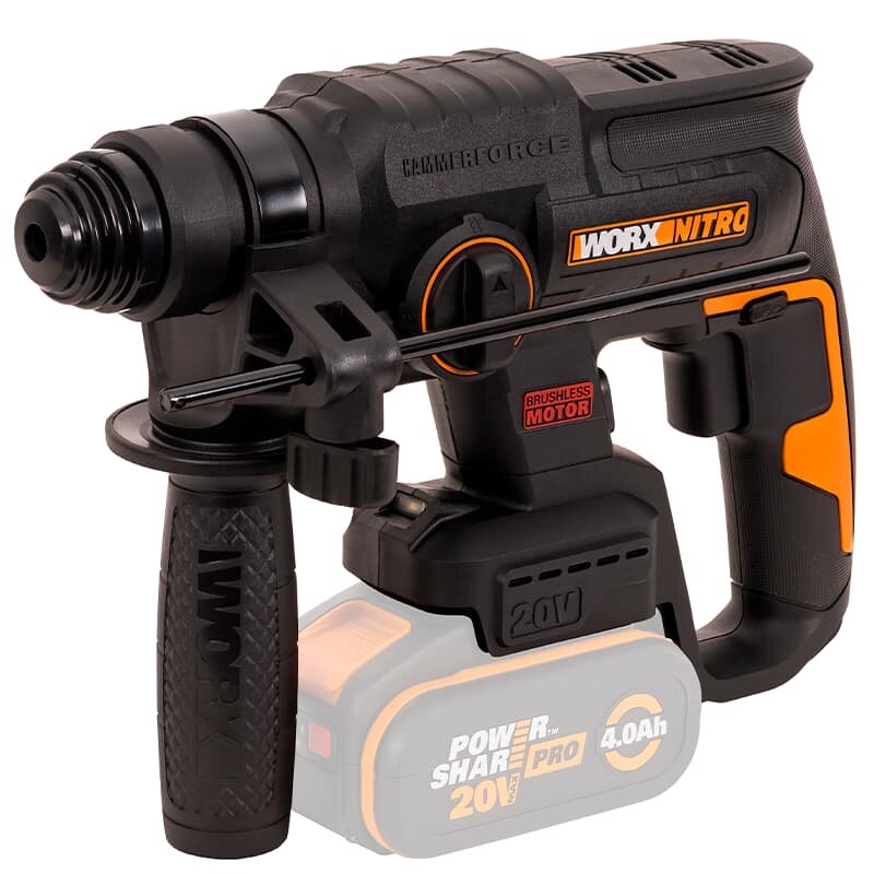 фото Перфоратор WORX WX381.9 20V аккумуляторный бесщеточный без батареи и зарядки