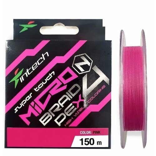 Шнур Intech MicroN PE X-4 150м # 0.4 (0.104мм 10Lb 4.54кг)