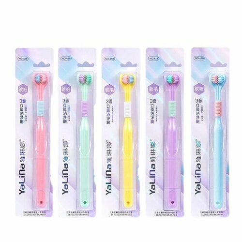 Зубная щетка трехсторонняя мягкая