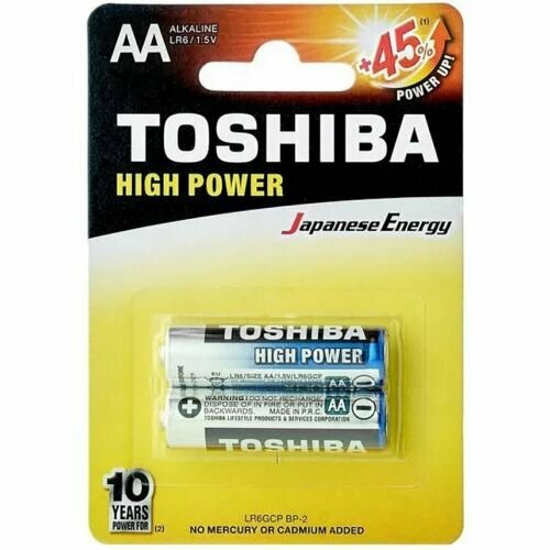 Батарейка TOSHIBA LR6/2BL