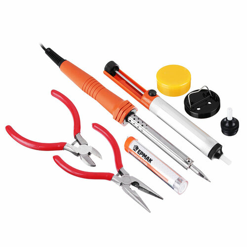 Набор для паяльных работ ермак 60 Вт 8 предметов 272900₽