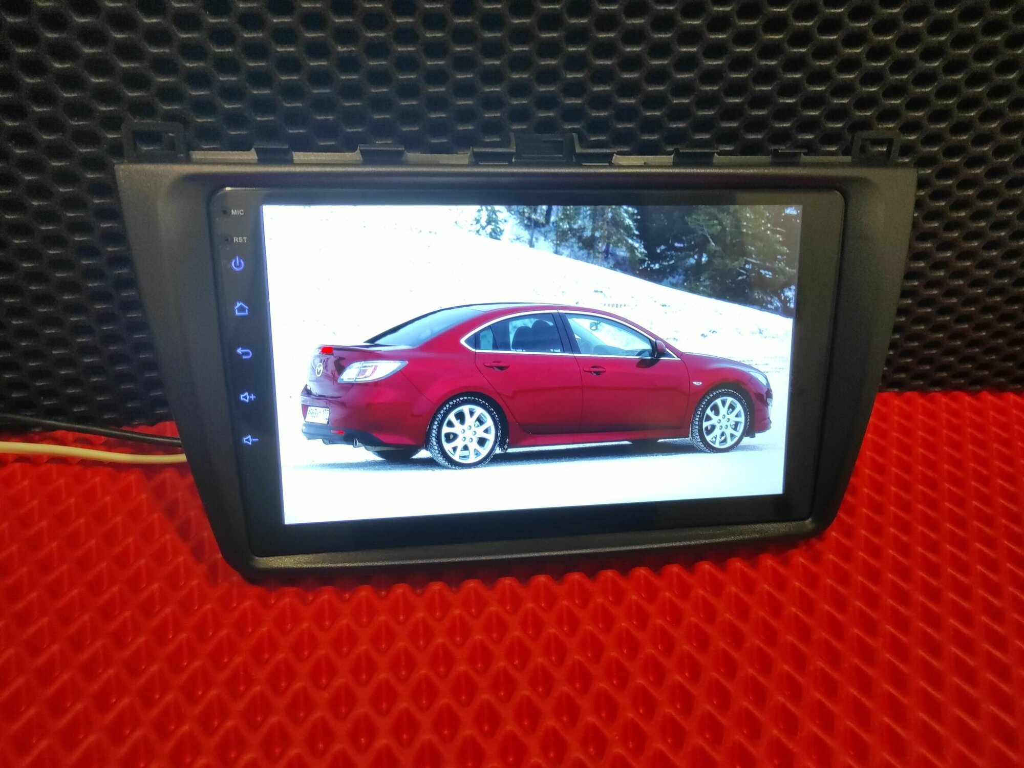 Магнитола Мазда 6 gh андроид 2гб+32гб 9 дюймов, IPS экран с разрешением 1280*720 / штатная магнитола android Mazda 6 gh (2008-2013)