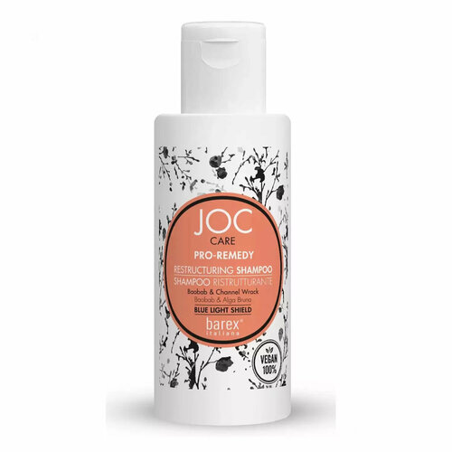 Шампунь восстанавливающий Joc Care PRO-REMEDY 100 мл шампунь для волос barex восстанавливающий шампунь с баобабом и пельвецией желобчатой pro remedy joc care