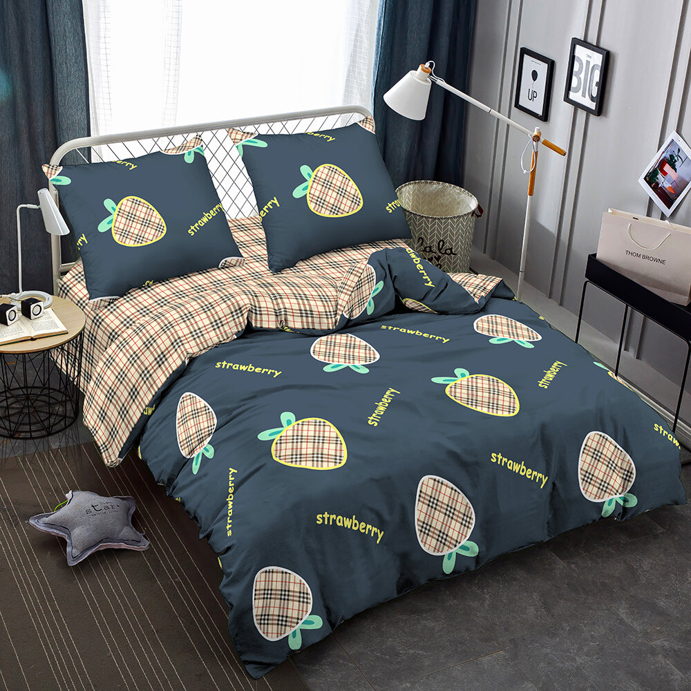 Постельное белье Amore Mio бязь Berry 50634 размер 1,5 спальный