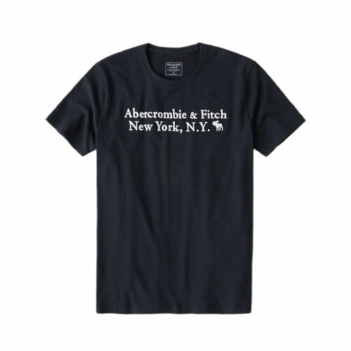 Футболка Abercrombie & Fitch, размер XL, синий