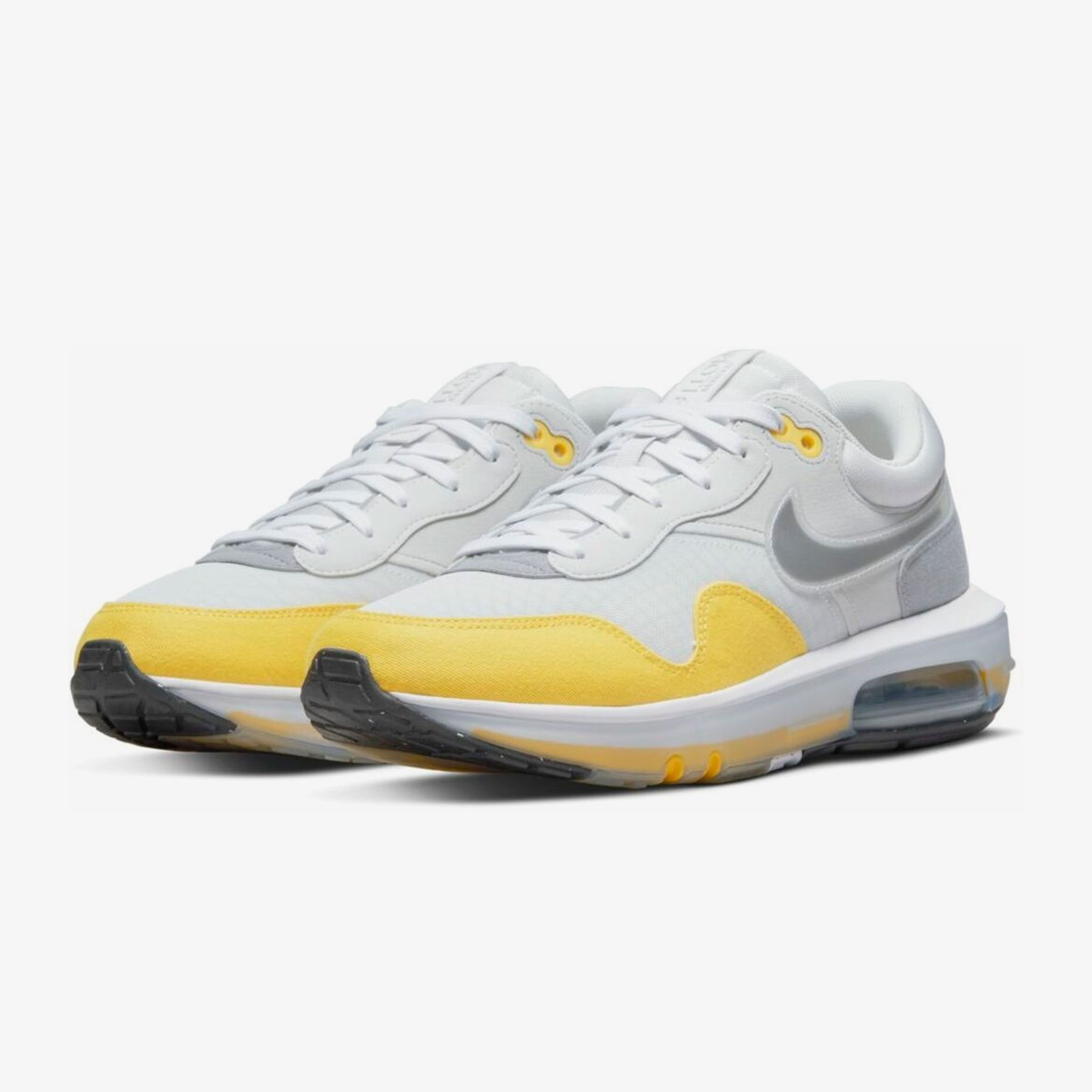 Кроссовки NIKE, размер 43, желтый/серый