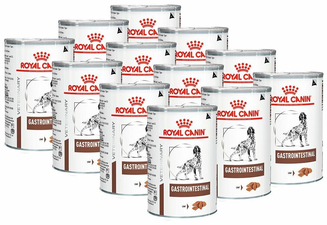 Влажный корм для собак Royal Canin GastroIntestinal при болезнях ЖКТ 400гр