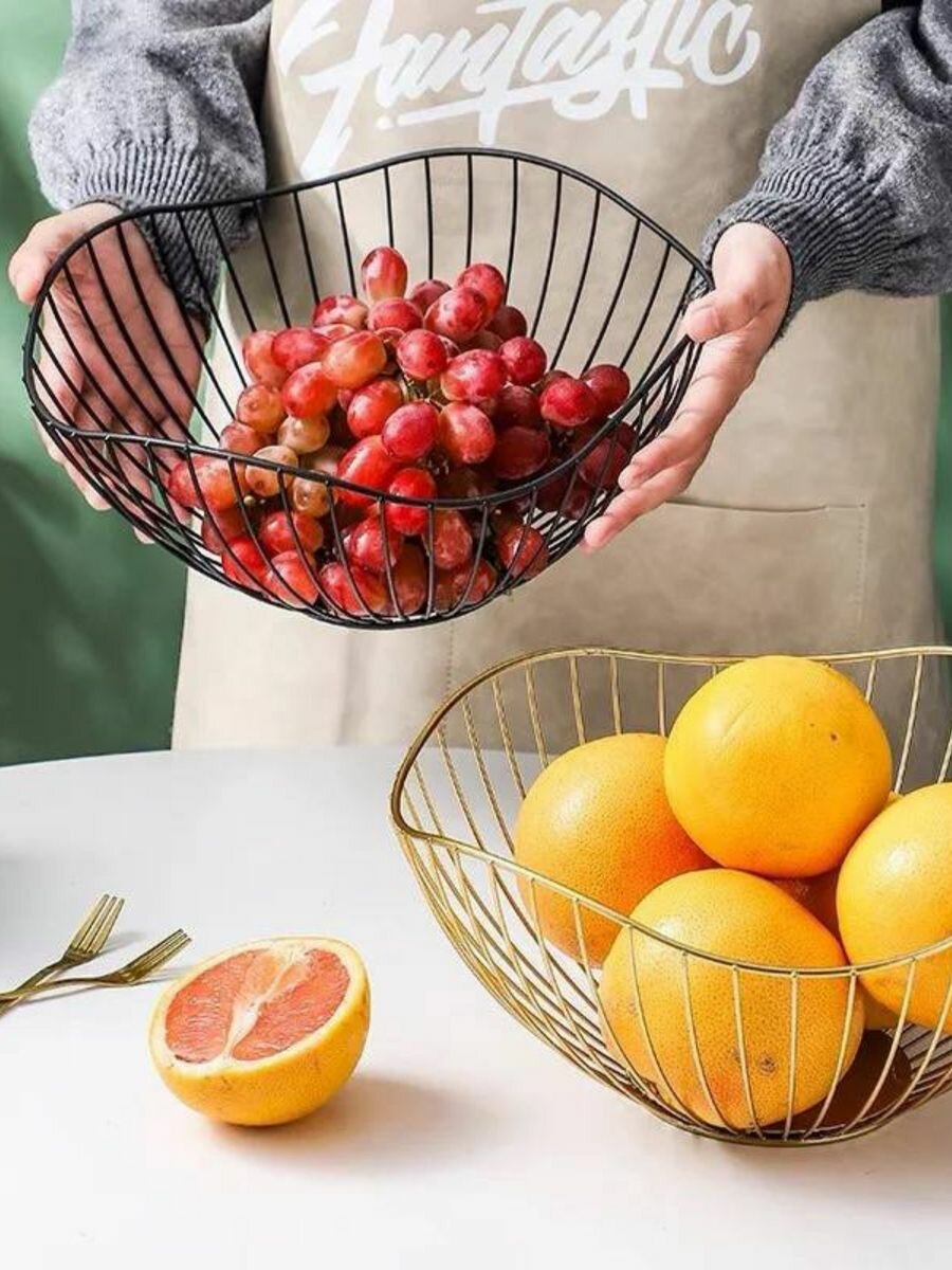Фруктовница металлическая ваза и корзина для фруктов