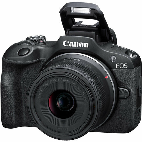 Фотоаппарат Canon EOS R100 24 МП с объективом 18-45 мм для видеосъемки 61900₽