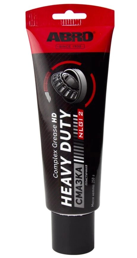 фото Смазка пластичная ABRO HEAVY DUTY литиевая туба 250 г