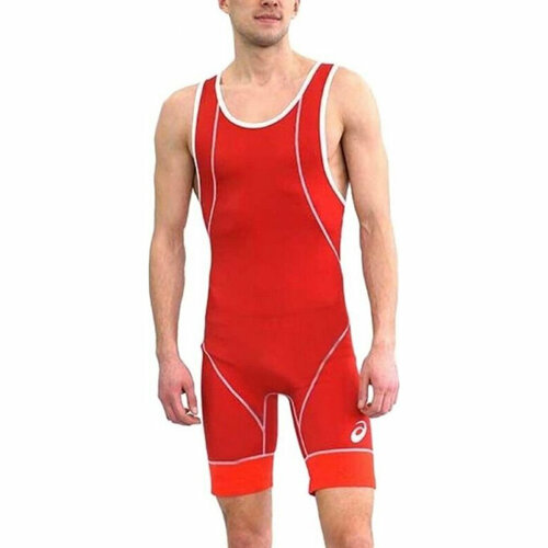 Трико ASICS Wrestling Suit, размер 2XS, красный костюм asics match suit w женщины 2032c152 400 xs