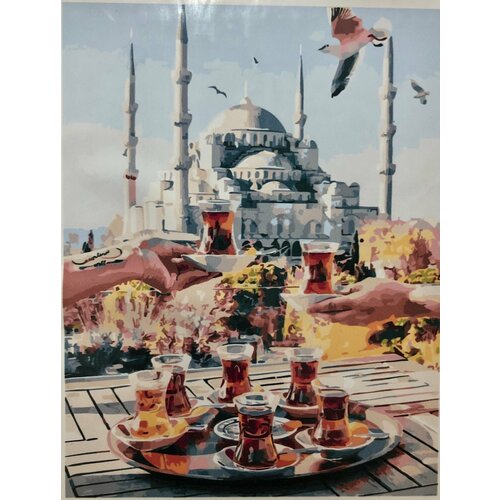 Картина по номерам Paintboy 40х50 см "Турецкое утро" холст на подрамнике