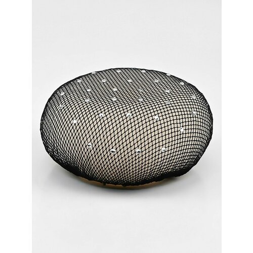 Сетка черная для пучка волос со стразами, резинка для пучка спортивная сеточка