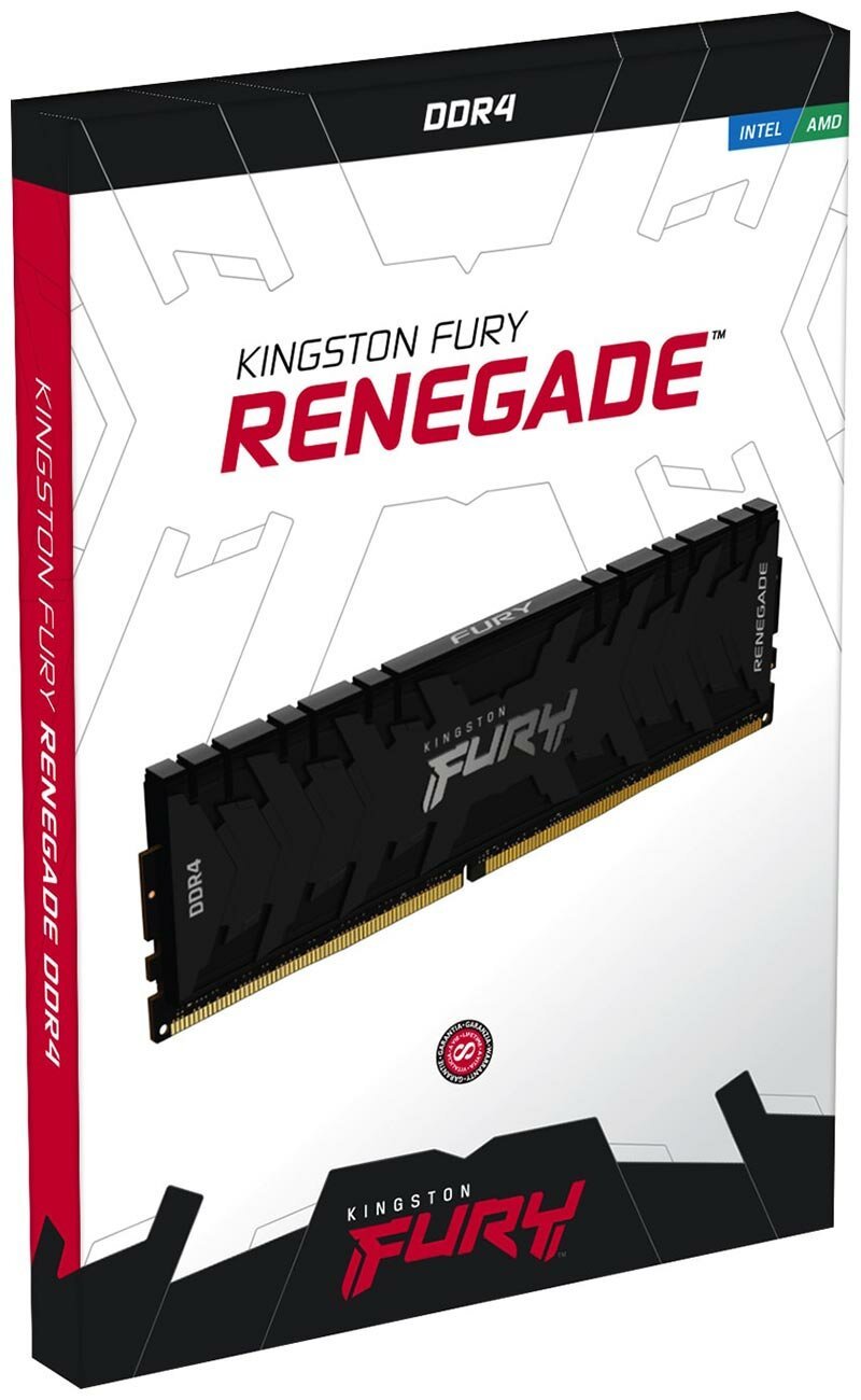 Модуль памяти KINGSTON Fury Renegade Black DDR4 - 4x 8ГБ 3200, DIMM, Ret - фото №13