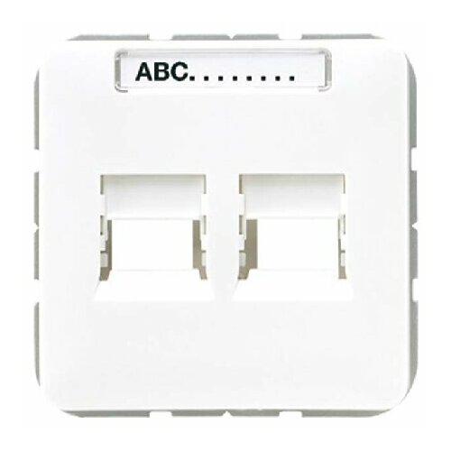 Пластинчатый модульный домкрат CD 569-2 AT WW Jung 4011377462403 6420₽