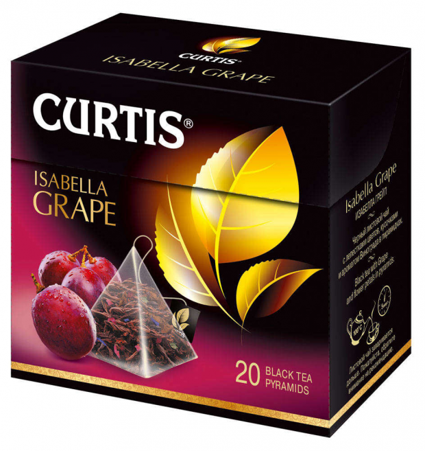 Чай черный Curtis Isabella Grape 20 пирамидок