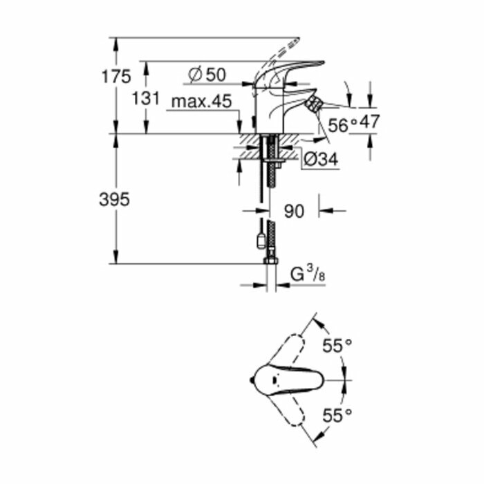 Смеситель для биде GROHE - фото №9