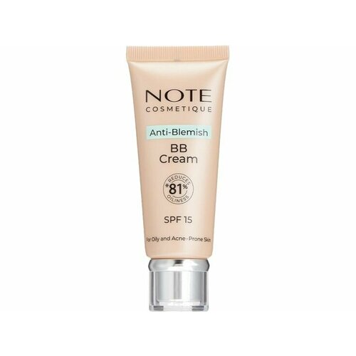 BB-крем для лица NOTE ANTI-BLEMISH вв крем для лица anti age эксперт spf 15 для зрелой кожи 04 тон honey