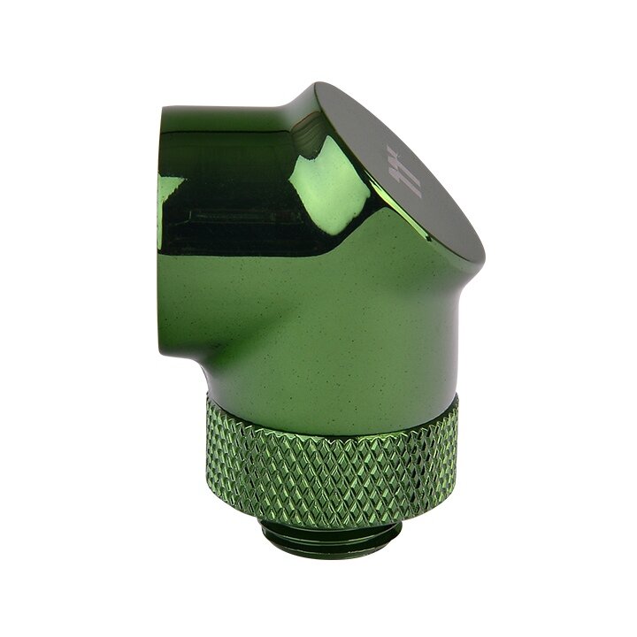 Pacific G1/4 90 Degree Adapter [CL-W052-CU00GR-A] - Green/DIY LCS/Fitting/2 Pack